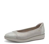 Tamaris Comfort ballerines femme pointues confortables, Beige/Gold, 37 EU