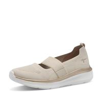 Tamaris Comfort ballerines femme stretch vegan, Beige, 40 EU