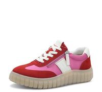 Tamaris Comfort Baskets compensées Femme Cuir avec Fermeture éclair