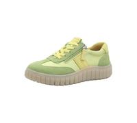 Tamaris Comfort baskets femme plates à semelle épaisse low top, Yellow/Green, 37 EU