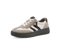 Tamaris Baskets basses écru / anthracite / greige, Taille 38