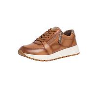 Tamaris Comfort baskets femme plates cuir confort fit, Cognac, 40 EU