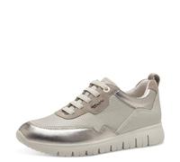 Tamaris Comfort baskets femme plates cuir confortables, Gold Comb, 39 EU