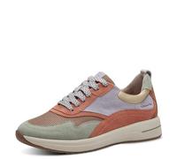 Tamaris Comfort baskets femme plates cuir confortables, Sage Comb, 37 EU