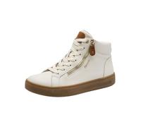 Tamaris Comfort baskets montantes femme à lacets avec fermeture éclair, Offwhite, 38 EU