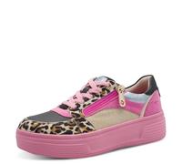 Tamaris Comfort baskets plateformes femme avec fermeture éclair low top, Pink Multi, 41 EU