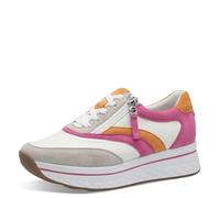 Tamaris Comfort baskets plateformes femme avec fermeture éclair sportives, Fuchsia Comb, 38 EU