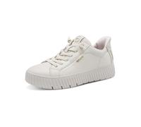 Tamaris Comfort baskets Step In femme cuir plates à enfiler Wide Fit, Offwhite, 37 EU