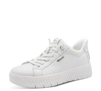 Tamaris Baskets Comfort Step In Femme Cuir Plates à enfiler Wide Fit Blanc 37 EU
