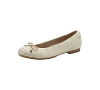 Tamaris Femme Comfort Damen Bequem Ballerines, Beige doré, 39 EU