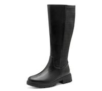 Tamaris Comfort bottes femme hauteur genou avec fermeture éclair, Black, 37 EU