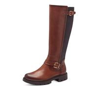 Tamaris Comfort bottes hautes femme sans talon avec fermeture éclair et boucles