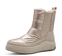Tamaris Comfort bottes hiver femme sans talon doublées déperlantes, Beige, 41 EU