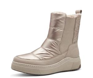 Tamaris Comfort bottes hiver femme sans talon doublées déperlantes, Beige, 41 EU