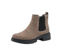 Tamaris Comfort bottines Chelsea femme cuir avec fermeture éclair, Pepper Suede, 39 EU