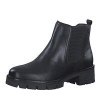Tamaris Comfort bottines Chelsea femme cuir non doublées, Schwarz, 38 EU