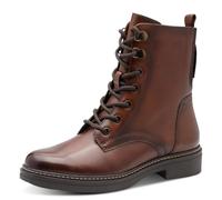 Tamaris Comfort bottines femme à lacets avec fermeture éclair automne, Cognac, 41 EU