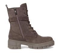 Tamaris Comfort bottines femme à talon cuir avec boucle confort fit, Anthracite, 37 EU