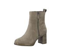 Tamaris Comfort bottines femme à talon daim avec fermeture éclair confort fit, Taupe, 37 EU
