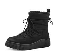 Tamaris Comfort bottines hiver femme à lacets doublées déperlantes, Black, 37 EU