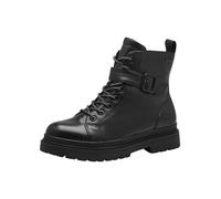 Tamaris Comfort bottines hiver femme à lacets doublées déperlantes, Black Nappa, 39 EU