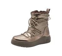 Tamaris Comfort bottines hiver femme à lacets doublées déperlantes, Bronze, 37 EU