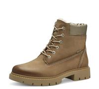 Tamaris Comfort bottines hiver femme à lacets doublées déperlantes, Camel Nubuc, 38 EU