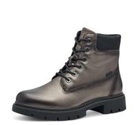 Tamaris Comfort bottines hiver femme à lacets doublées déperlantes, Pewter, 38 EU