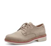 Tamaris Comfort chaussures à lacets femme Oxford cuir, Taupe, 37 EU