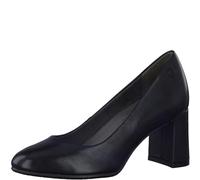 Tamaris Comfort escarpins femme cuir pointus confort fit, Black, 38 EU