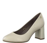 Tamaris Comfort escarpins femme cuir pointus confort fit, Ivory, 39 EU