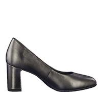 Tamaris Comfort escarpins femme cuir pointus confort fit, Pewter, 37 EU