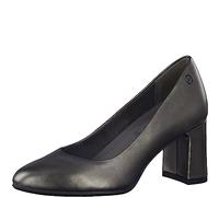 Tamaris Comfort escarpins femme cuir pointus confort fit, Pewter, 40 EU