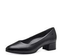 Tamaris Comfort Mary Jane femme cuir petit talon, Black, 38 EU