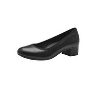 Tamaris Comfort Mary Jane Femme Cuir Petit Talon, Black, 38 EU