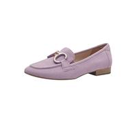 Tamaris Comfort Mocassins Femme Cuir à Talon Bloc, Lavender, 36 EU