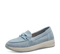Tamaris Comfort Mocassins Femme Cuir Confortables, Sky, 38 EU