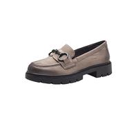 Tamaris Comfort mocassins femme cuir élégants, Stone Nubuc, 39 EU