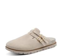 Tamaris Comfort Mule Plateforme Plate pour Femme, Taupe, 41 EU