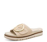 Tamaris Comfort Mule Plateforme Plate réglable pour Femme, Beige, 37 EU