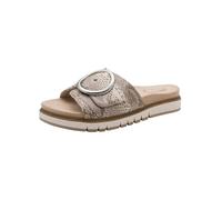 Tamaris Comfort Mule Plateforme réglable pour Femme, Beige Serpent, 38 EU