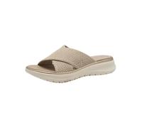 Tamaris Comfort mules femme à semelle épaisse vegan, Beige/Gold, 36 EU