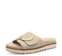 Tamaris Comfort Mules Femme Cuir élégantes, Beige, 37 EU