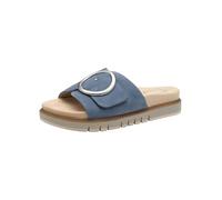 Tamaris Comfort Mules Femme Cuir élégantes, Denim, 38 EU