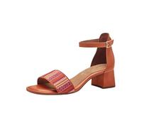 Tamaris Comfort Sandales Femme à Talon Cuir avec Bride réglable, Orange Comb, 40 EU