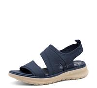 Tamaris Comfort sandales plates femme à enfiler vegan, Navy, 40 EU