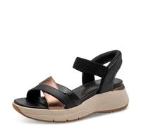 Tamaris Comfort Wedge/Plat Sand Sandales compensées pour Femme Noir Taille 39 EU