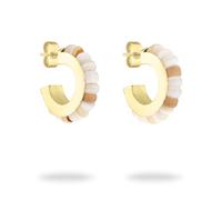 Tamaris Créole TJ-0643-E-20 en acier inoxydable IP Or, 2 cm, Acier inoxydable, Pierre de coquillage