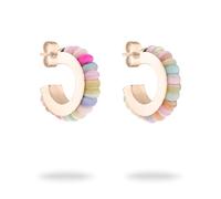 Tamaris Créole TJ-0644-E-20 en acier inoxydable IP or rose, 2 cm, Acier inoxydable, Pierre de coquillage