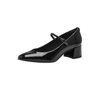Tamaris Damen Pumps Blockabsatz, Noir, 38 EU